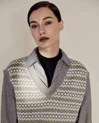 Pattern Knit Vest Top