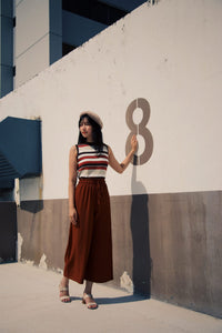 High Neck Knit Top