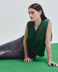 Asymmetrical Knit Vest