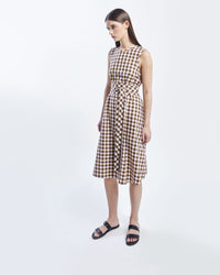 Checkered Utilitarian Dress