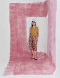 Printed Elasticated Flare Skirt