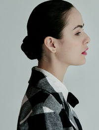 Checkered Crop Blazer
