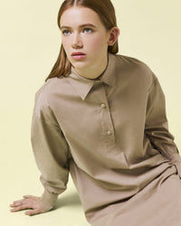 Asymmetrical Classic Shirt Dress