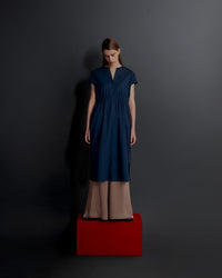 Magyar Cinched-Waist Dress