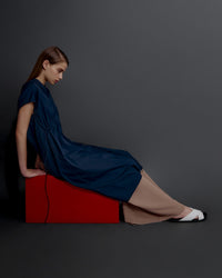Magyar Cinched-Waist Dress
