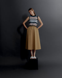 Classic Midi A-Line Skirt