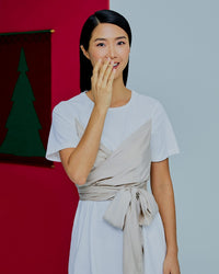 Self-Tie Wrap Dress