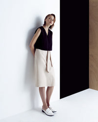 Wrapped Shift Skirt