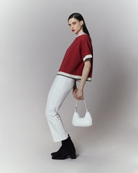 Panelled Colour Blouse
