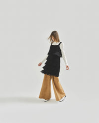 High Neck Ribbed Knit Blouse