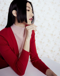 V-Neck Knitted Cardigan