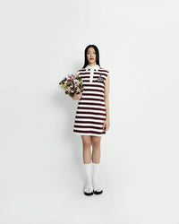 Striped Bugs Bunny Logo Dress
