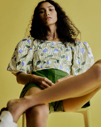 Back Ruffled Shorts
