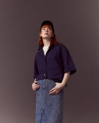 Oversized Collared Button Down Shirt
