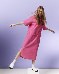 Basic Pockets Straight Cut Dress