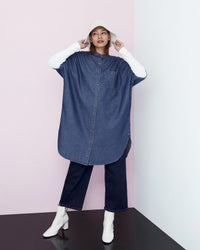 Oversized Magyar Sleeve Dress