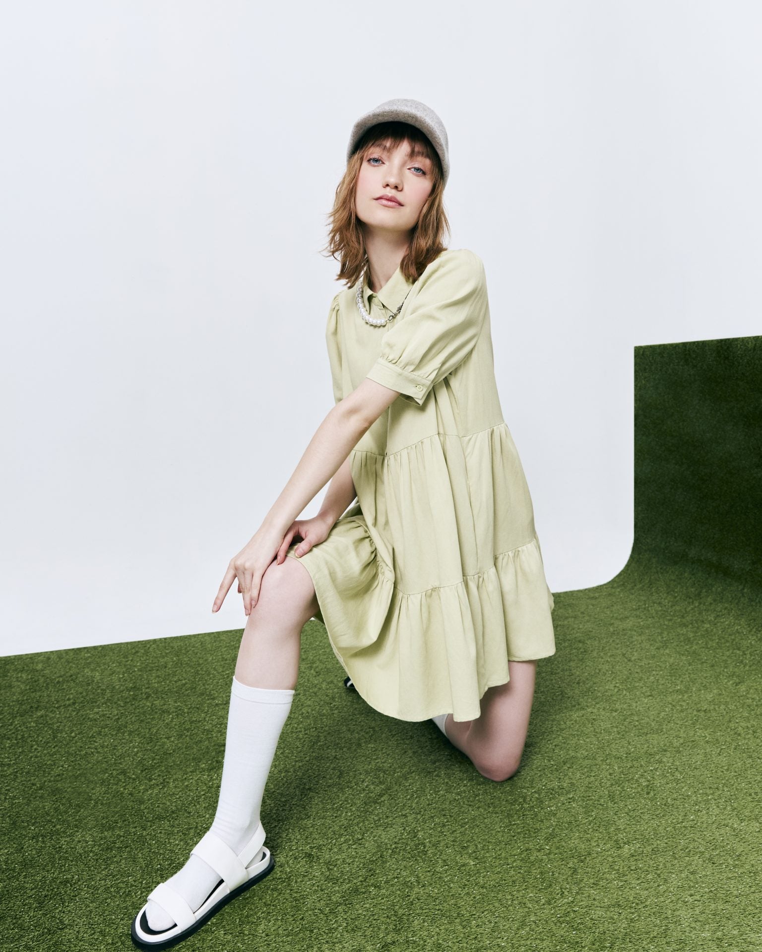 Layered Collar Dress