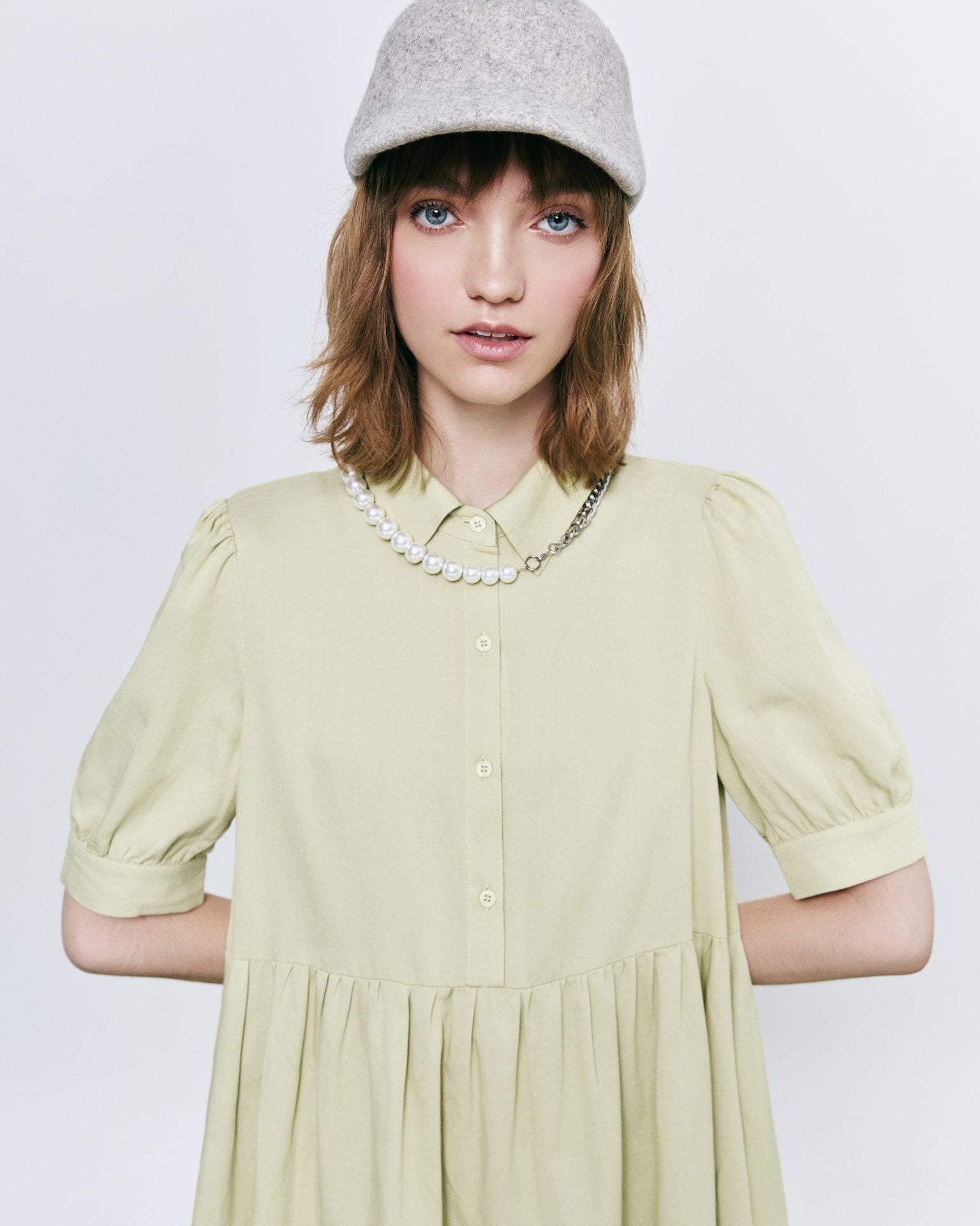 Layered Collar Dress