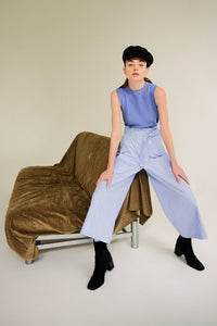 Wide Leg Panelled Pants