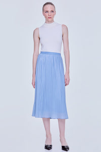 Pleated Midi Skirt