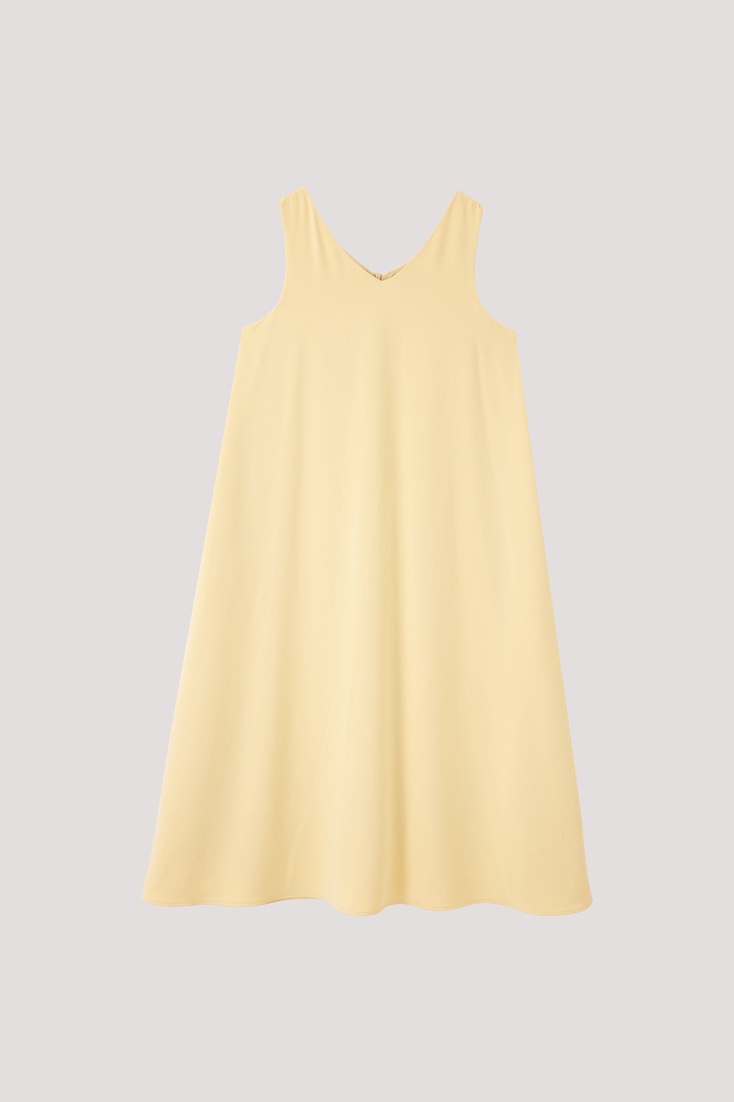 Sleeveless V-Neck Midi Dress
