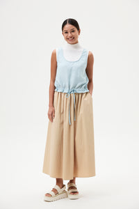 Drawstring Relaxed Tank Top
