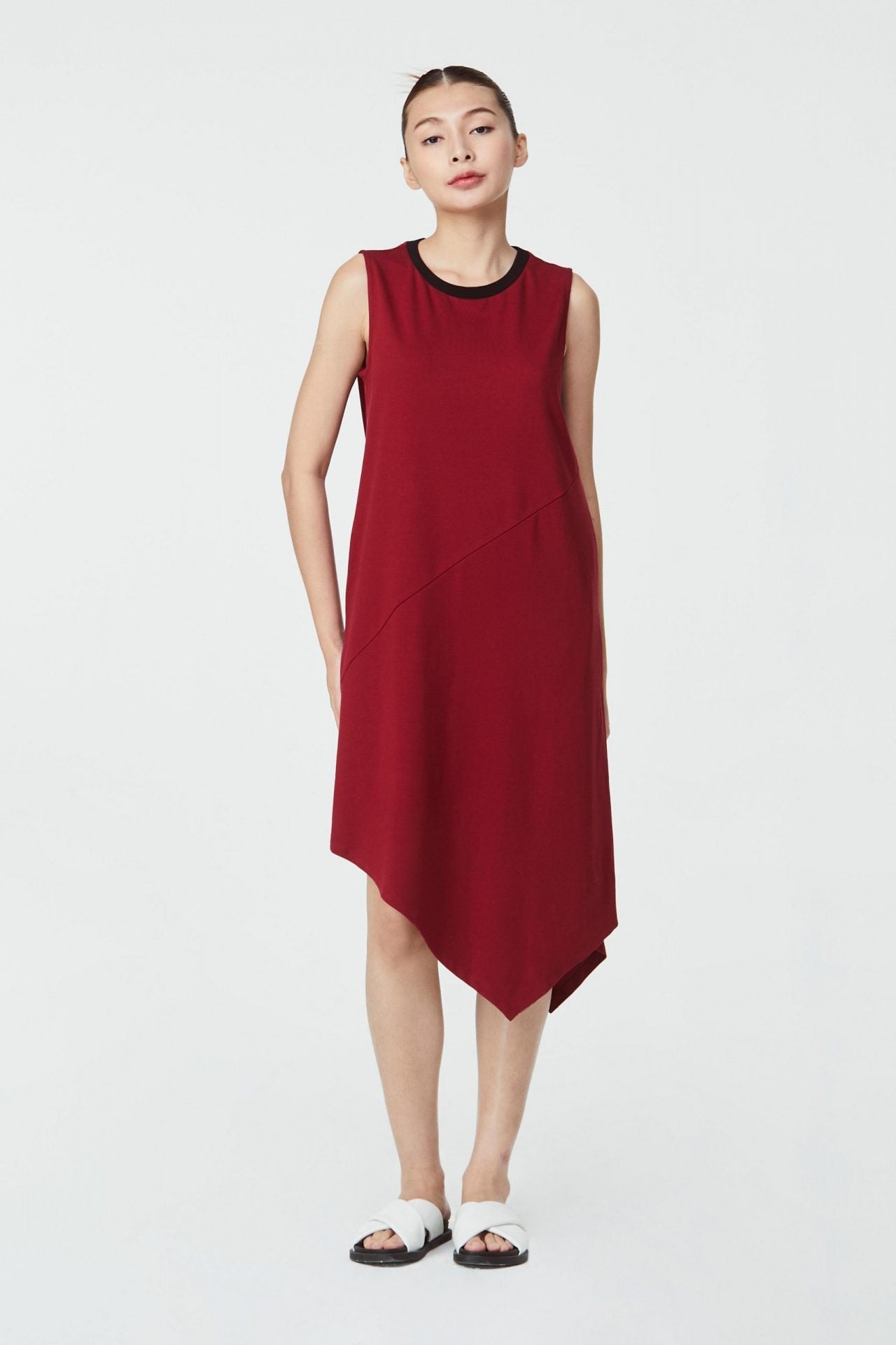 Asymmetrical Jersey Dress