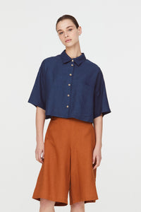 Oversized Pocket Blouse