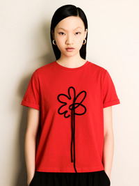 Corded Floral Tee