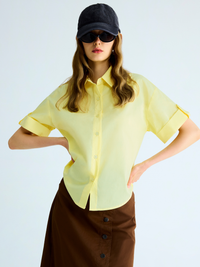 Asymmetrical Opening A-Line Skirt