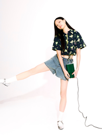 Printed Self-Tie Top