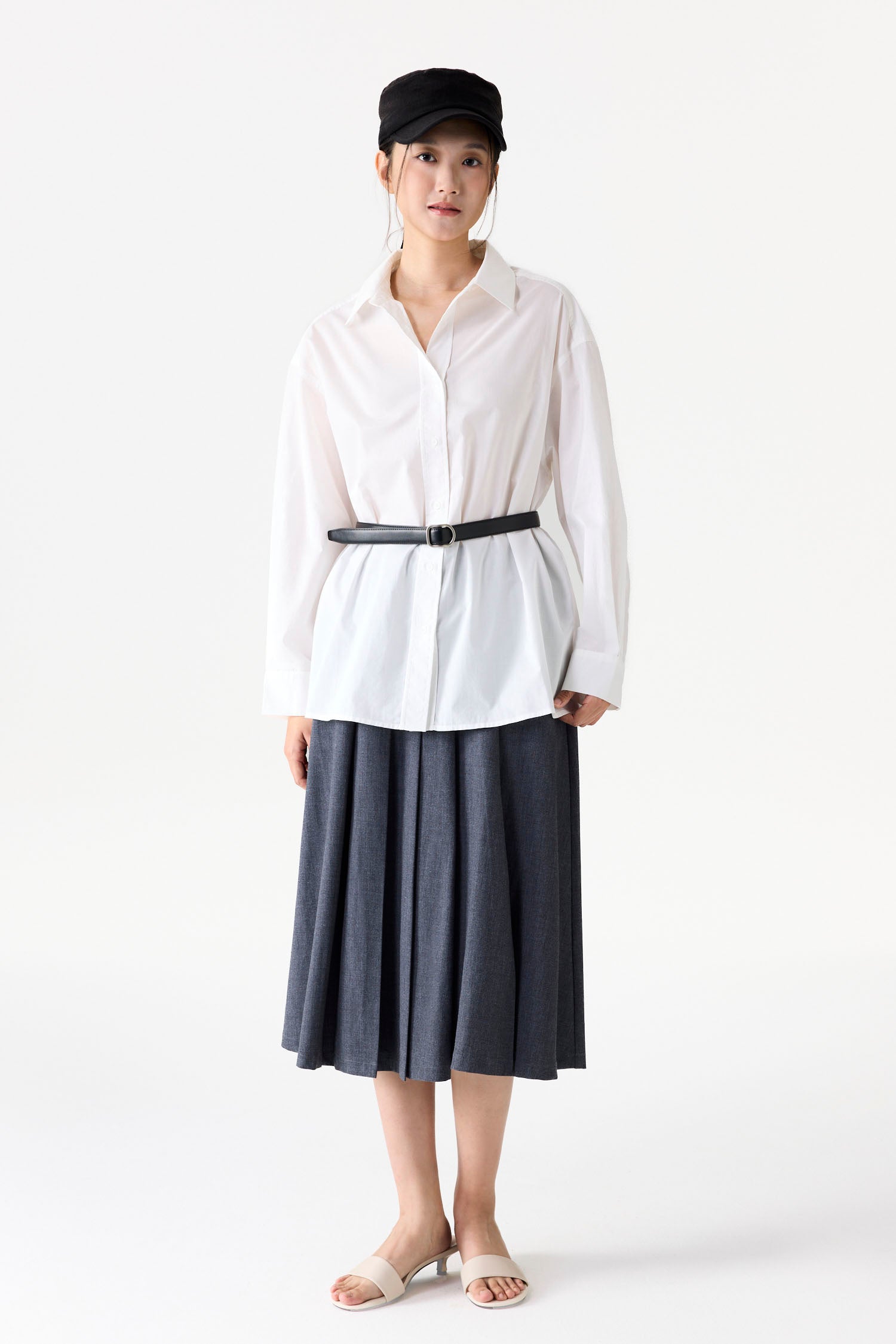 Relaxed Wide Sleeve Shirt