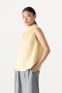 High Neck Sleeveless Top