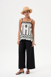 Printed Handkerchief Cami Top