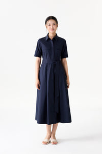 Utility Pleated Dress