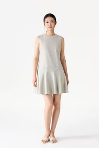 Sleeveless Peplum Mini Dress