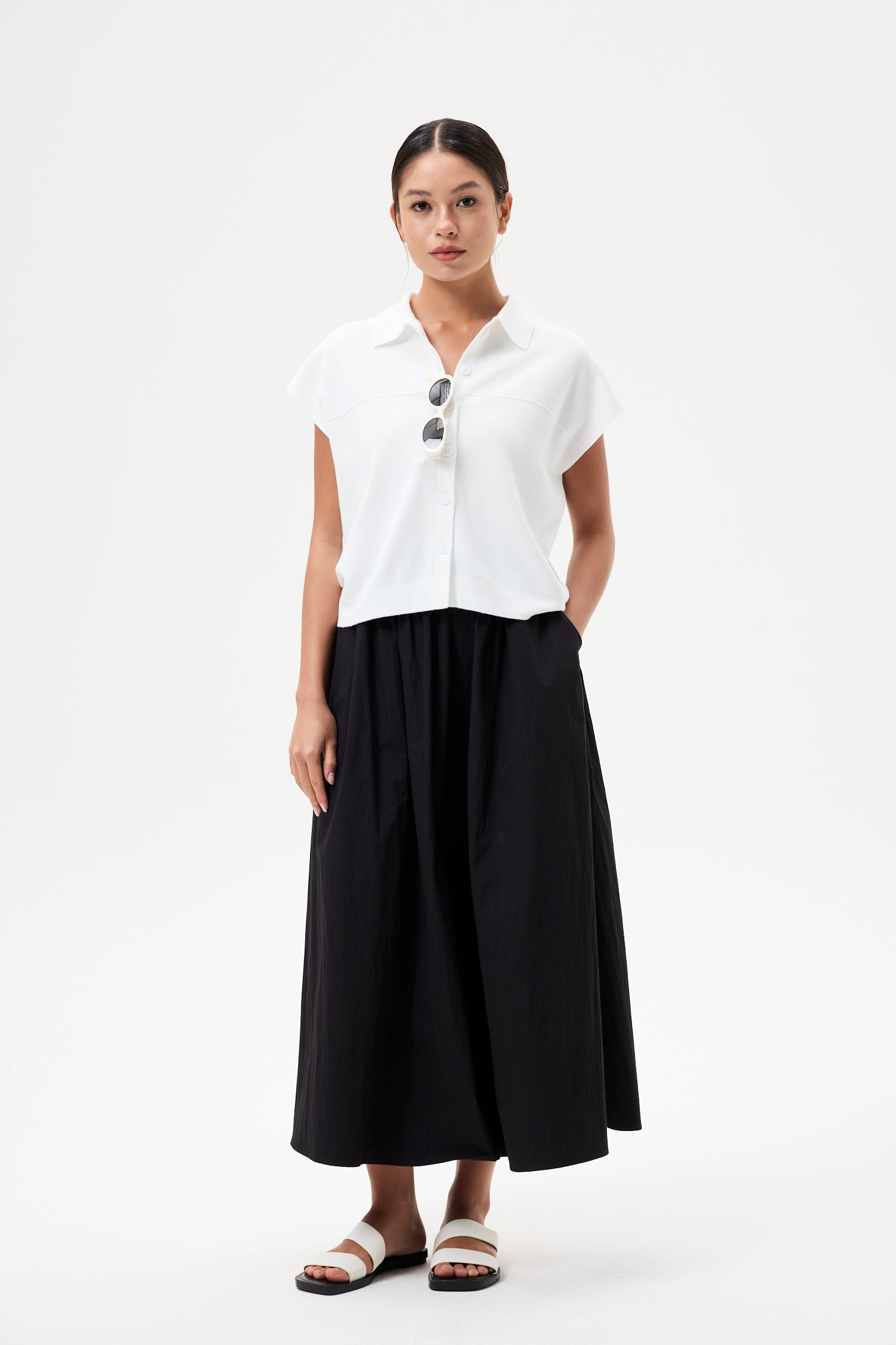 Magyar Ribbed Knit Top