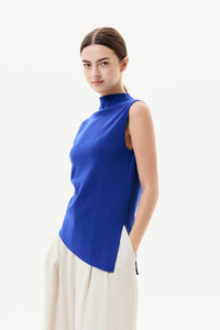 Asymmetrical Hem Knit Top