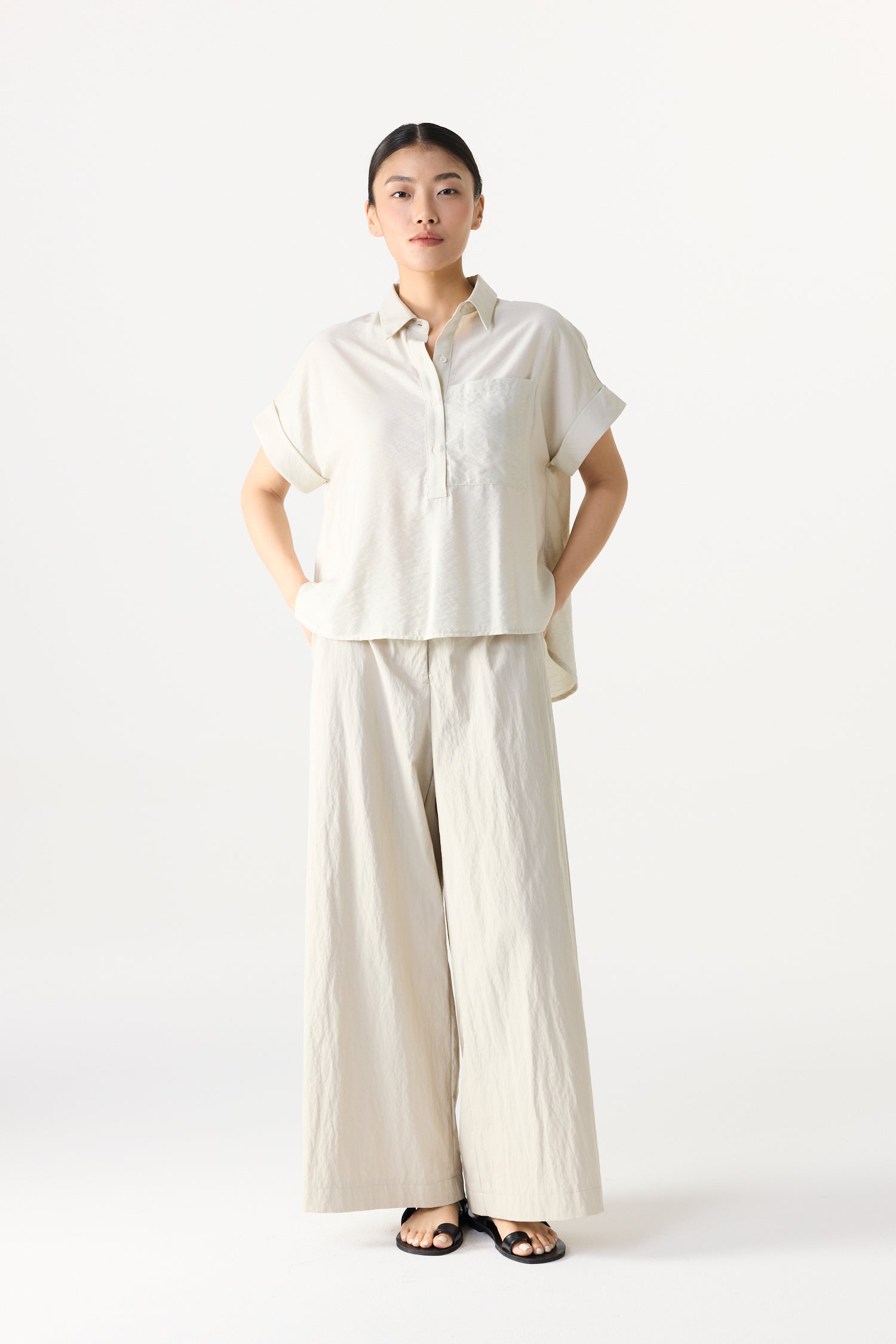 Relaxed Flare Pants