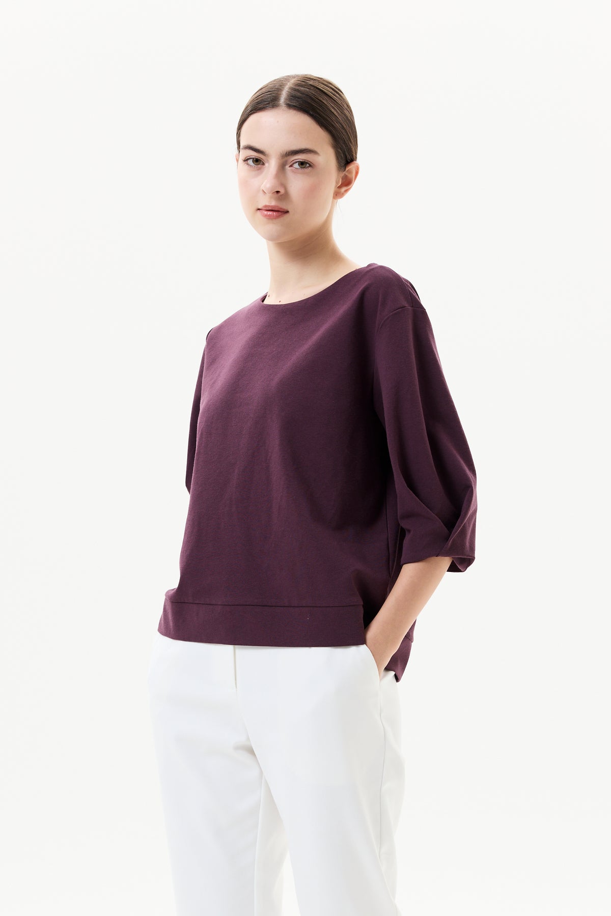 Three-Quarter Sleeved Blouse