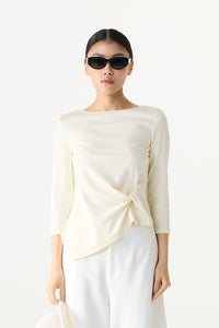 Side Twist Bracelet Sleeve Top