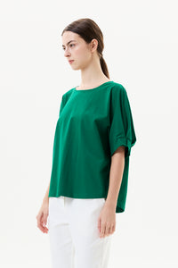 Relaxed Dolman Sleeve Blouse