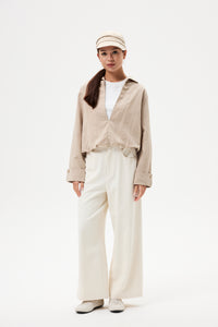 Contrast Collared Tee Shirt
