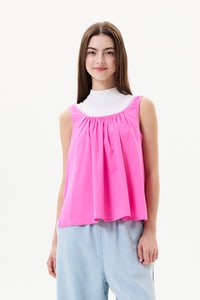 A-Line Flare Gather Tank Top