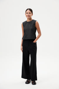 Belted Boxy Top