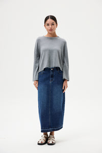 Oversized Flare Knit Top