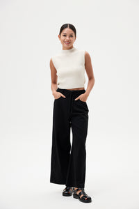 Cut-Out Knit Top