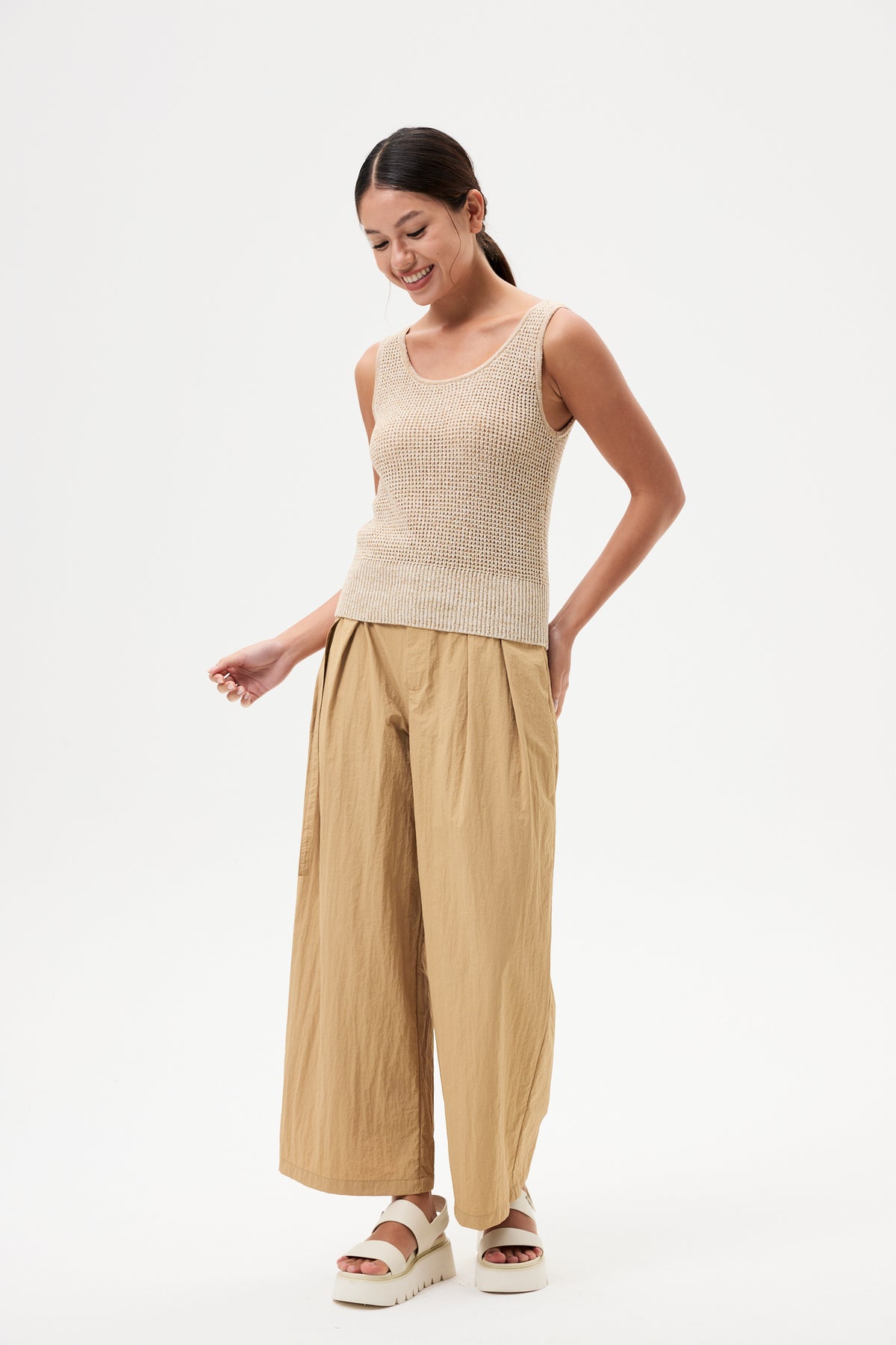 Textured Knit Tank Top