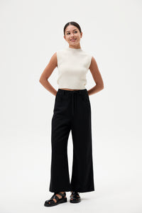 Drawstring Straight Pants