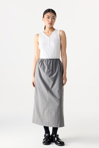 Drawstring Straight Skirt